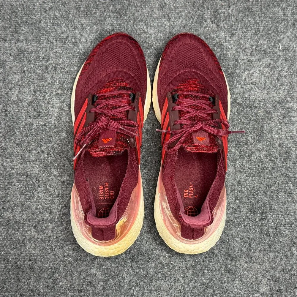 Adidas Ultraboost 22 Running Shoes Men's Size 10.5 Shadow Red Better Scarlet Run